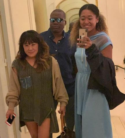 Tamaki Osaka with her husband Leonard Francois and daughter Naomi Osaka.